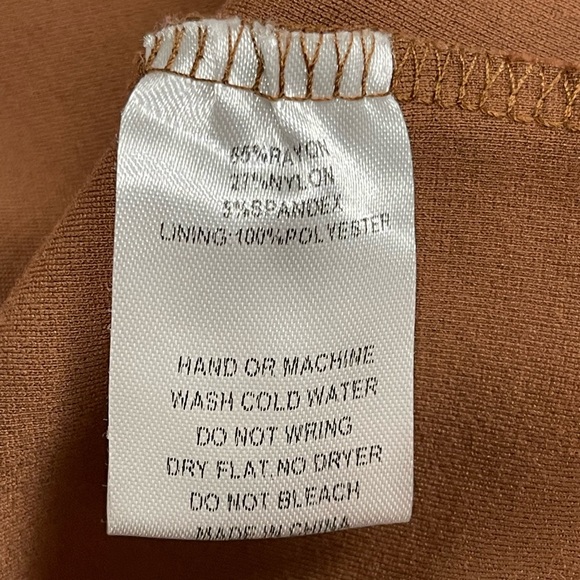 Fashion Nova Pencil Slit Body cone Midi Dress Browen Size L - Picture 8 of 12